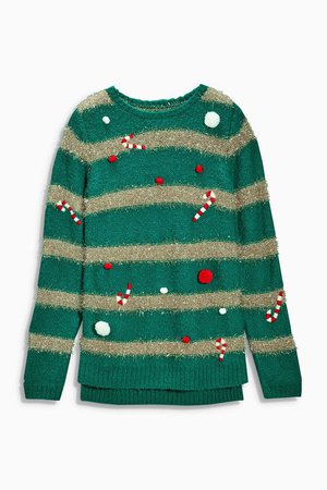 Buy Green Fun Christmas Tree Sweater from the Next UK online shop