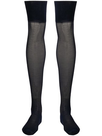 Prada semi-sheer knee-length stockings - FARFETCH