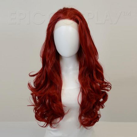Astraea - 29 inch Dark Red Wavy Lace Front Wig