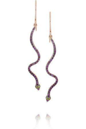 purple snake earrings - Pesquisa Google