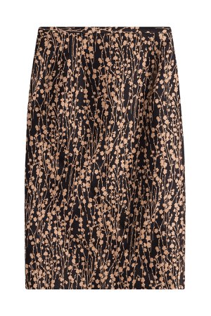 Printed Cotton Skirt with Silk Gr. UK 4