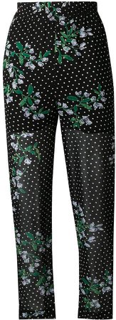 floral dotted trousers