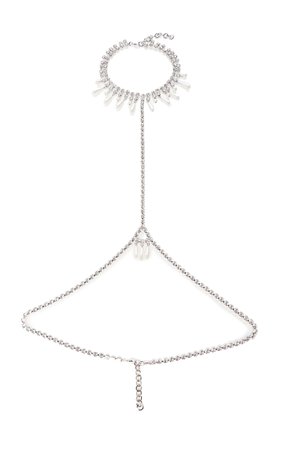 Necklace Body Chain With Pearls by Alessandra Rich | Moda Operandi