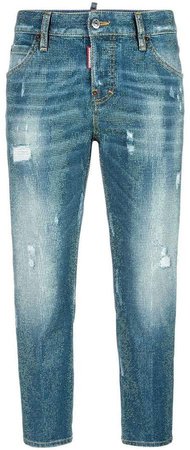 Cool Girl microstudded jeans