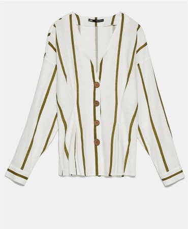 Zara stripe blouse