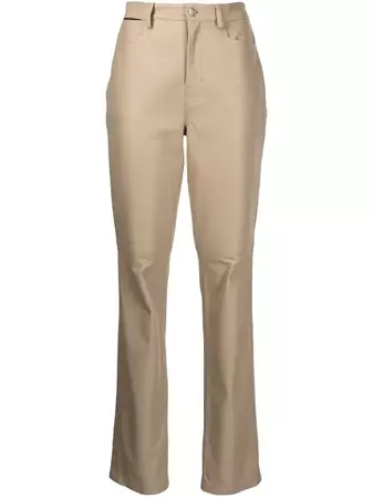 Proenza Schouler White Label straight-leg Leather Trousers - Farfetch