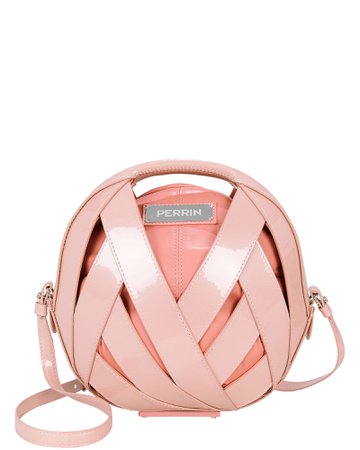 Le Petit Panier Pink Patent Leather Bag