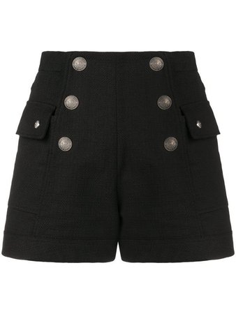 Balmain button-embellished shorts