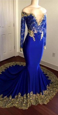 royal blue dress
