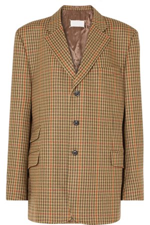 Maison Margiela | Oversized checked wool blazer | NET-A-PORTER.COM