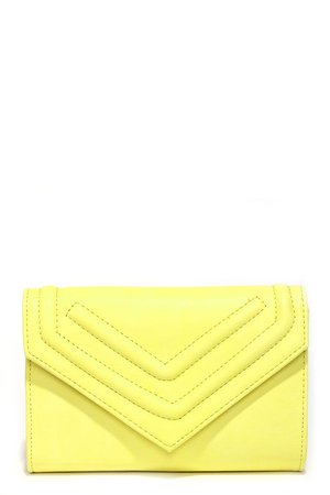 Pretty Lemon Yellow Clutch - Yellow Purse - Envelope Clutch - $25.00 - Lulus