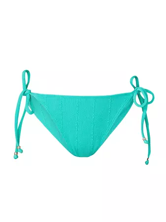 Shop Shoshanna Textured String Bikini Bottom | Saks Fifth Avenue