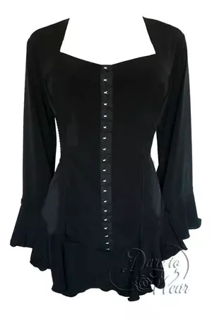 Corsetta Top in Black - Dare Fashion