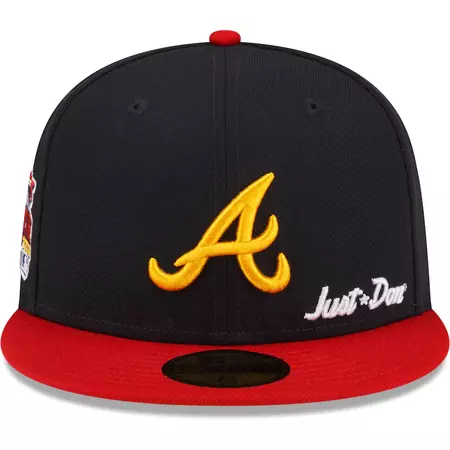 Men's Atlanta Braves New Era x Just Don Navy/Red 2000 MLB All-Star Game 59FIFTY Fitted Hat
