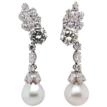 15 Carat Bvlgari Pearl Earring For Sale at 1stDibs