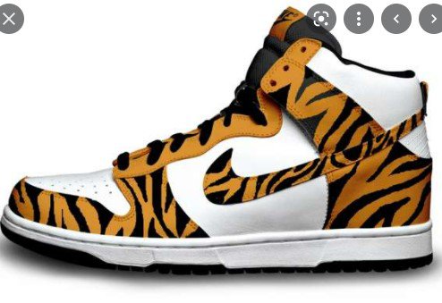 Animal print Nikes
