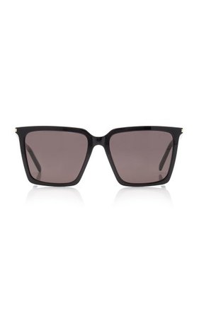 Square-Frame Acetate Sunglasses By Saint Laurent | Moda Operandi