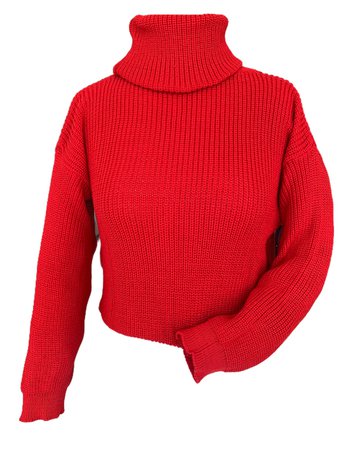 suéter rojo
