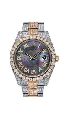 ROLEX DATEJUST DIAMOND WATCH, 126333 41MM, MOTHER OF PEARL DIAMOND DIAL WITH 18.75 CT DIAMONDS