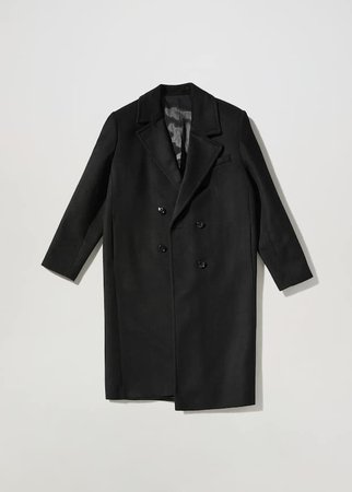 Double-breasted wool tailored coat - Women | Mango USA