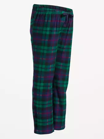 Maternity Matching Flannel Pajama Pants | Old Navy