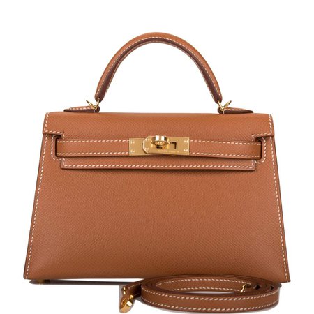 Hermès Gold Epsom Sellier Kelly 20cm Gold Hardware – Madison Avenue Couture