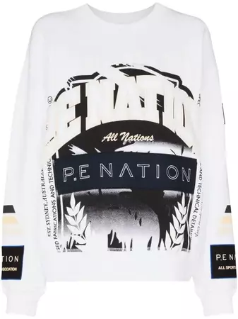 P.E Nation Layback Oversized Sweatshirt - Farfetch