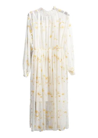 (313) Pinterest white star and moon dress