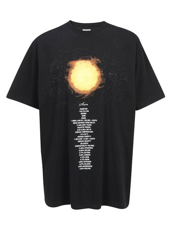 VETEMENTS Vetements Planet T-shirt - Sun - 11088504 | italist