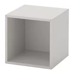 EKET Wall-mounted shelving unit - light gray - IKEA