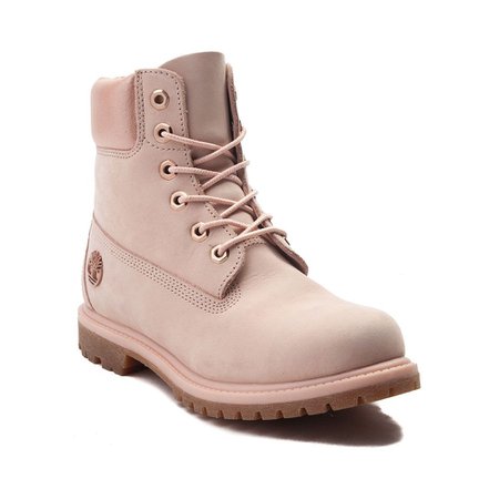 Womens Timberland 6 Metallic Collar Premium Boot - pink - 538404