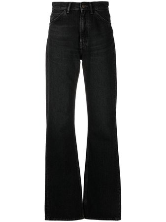 Shop Acne Studios high-waisted flared jeans with Express Delivery - FARFETCH