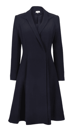 Beulah London Navy Chiara Coat
