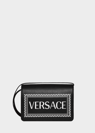 Sac bandoulière avec logo 90s Vintage - Versace Femme | Boutique en Ligne France