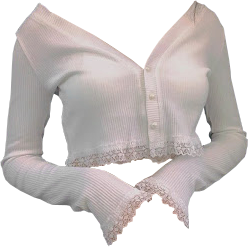 white lace cardigan