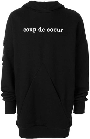 Coup De Coeur logo hooded sweatshirt