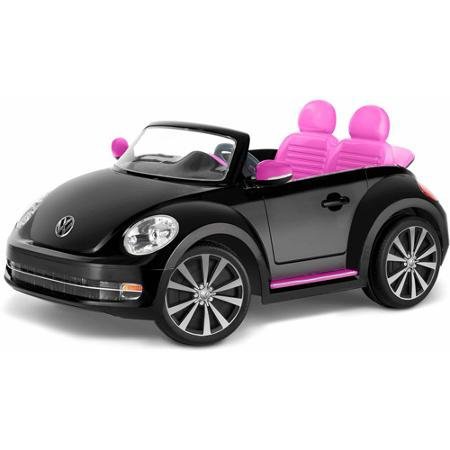 Amazon.com: VW Beetle Convertible 12-Volt Battery-Powered Ride-On by Kid Trax: Toys & Games