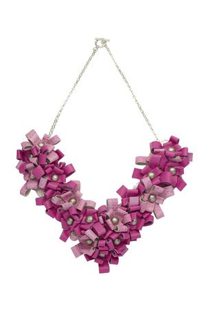 pink and burgandy necklace - Google Search