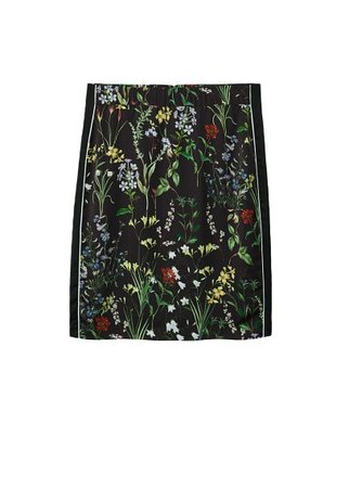 Violeta BY MANGO Floral print skirt