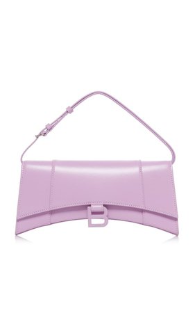 Hourglass Sling Leather Shoulder Bag By Balenciaga | Moda Operandi