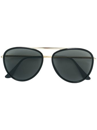 Retrosuperfuture aviator framed sunglasses