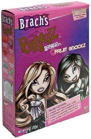 Brachs Bratz Fruit Snackz - 10 ea, Nutrition Information | Innit