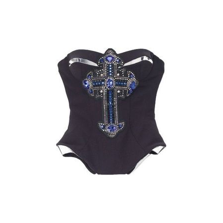 blue cross corset