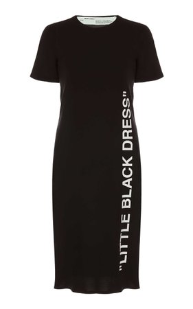 Short Sleeve Little Black Dress by Off-White c/o Virgil Abloh | Moda Operandi