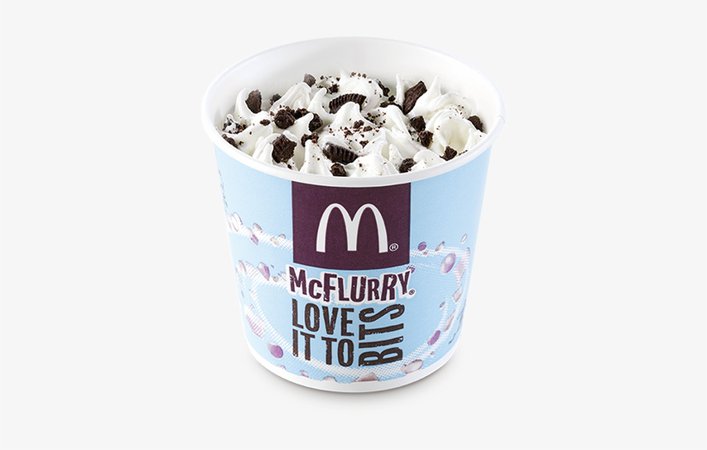 Mcdonalds Oreo Mcflurry - Mcdonalds Ice Cream - 444x507 PNG Download - PNGkit