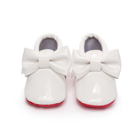 Toddler Girl Luxury Bow Moccasin Shoes – The Trendy Toddlers