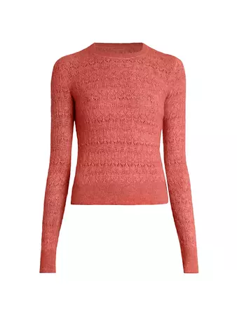 Shop Isabel Marant Étoile Acia Alpaca Knit Crewneck Sweater | Saks Fifth Avenue