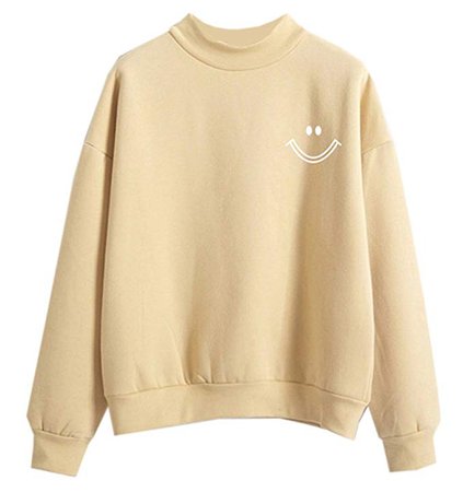 Amazon.com: Moletom fashiononly Garotas estampa suéter feminino fofo Roupas Coreano casual: Clothing