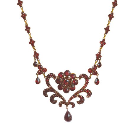 garnet necklace