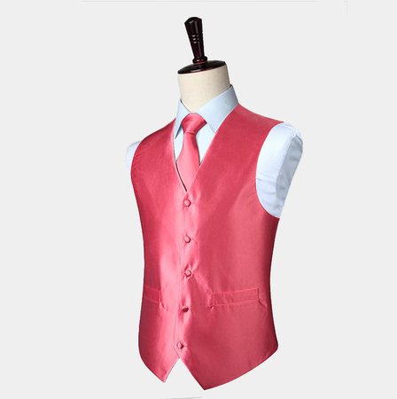 Silk Blush Pink Vest